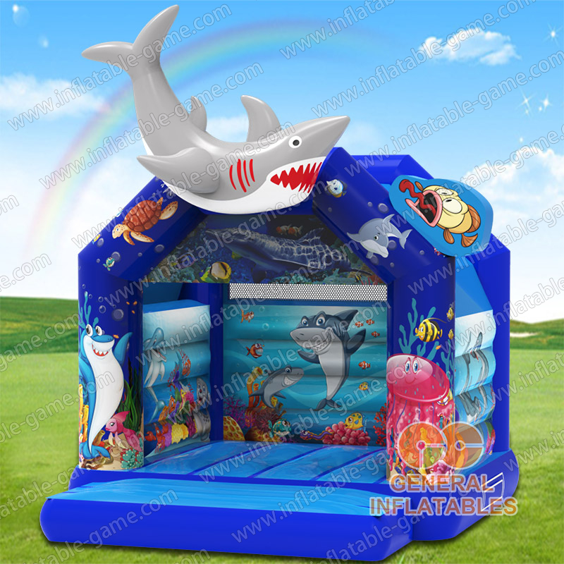 Shark inflatable bouncers