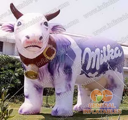 Inflatable Cartoon Cow on sale