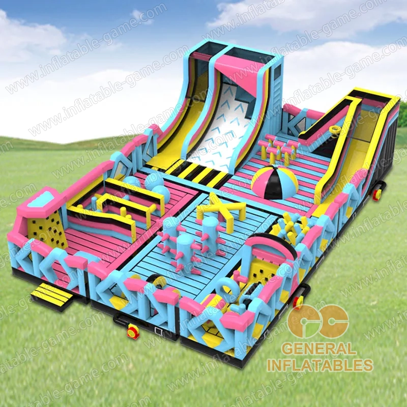 Inflatable play park