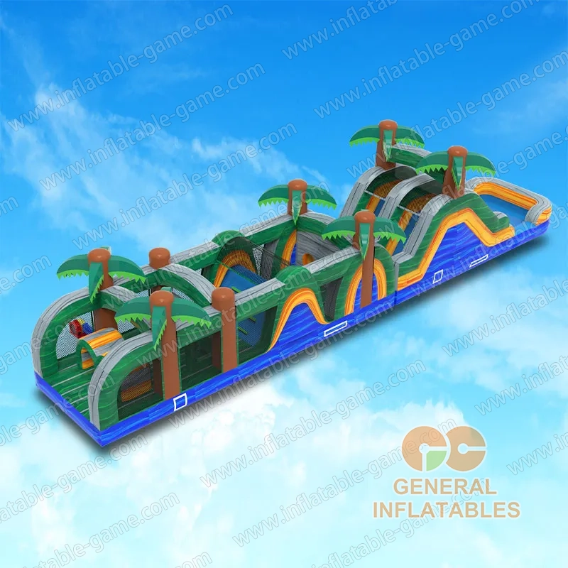 Waterfall obstacle course