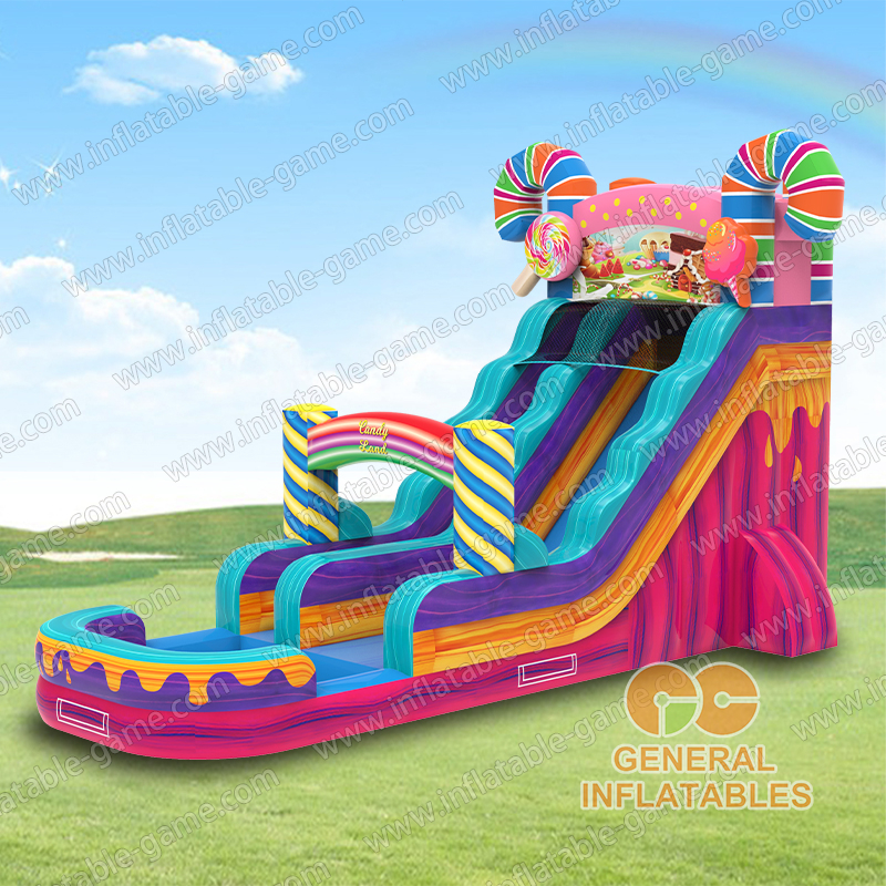 Candy water slide