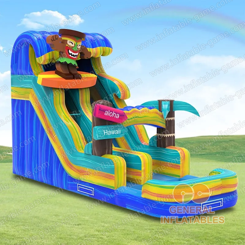 Hawaii water slide