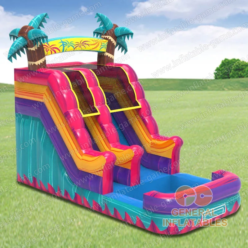 Island Flow Palms Water Slide
