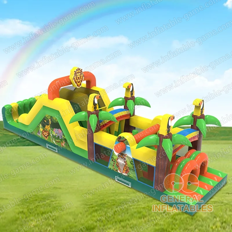 Forest animals obstacle course