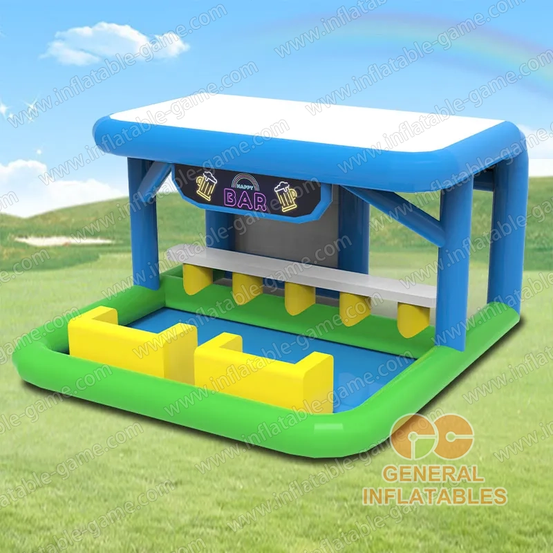 Inflatable pool bar