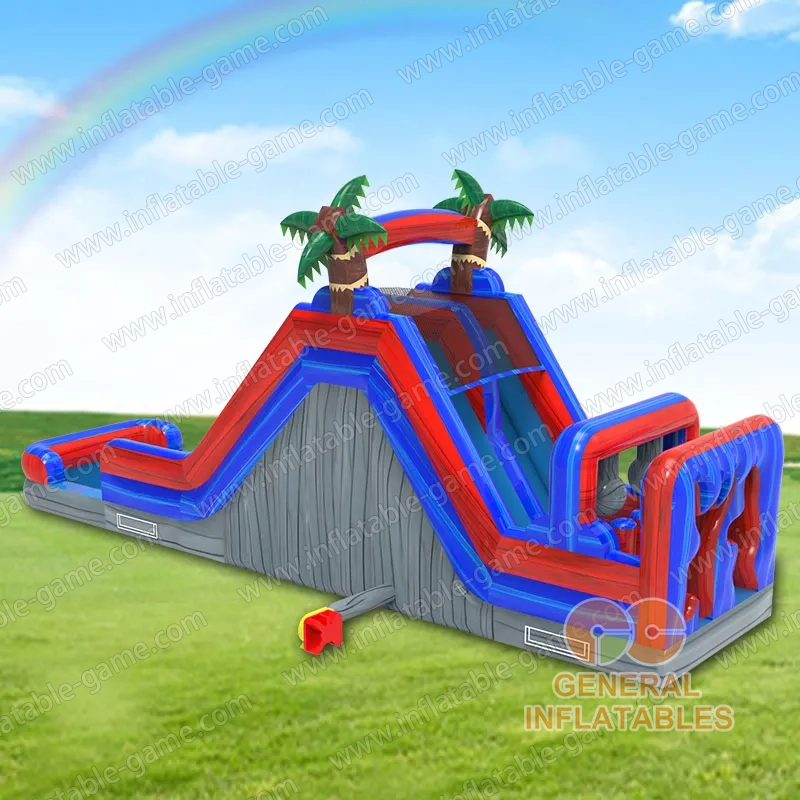 Red and Blue Obstacle Slide